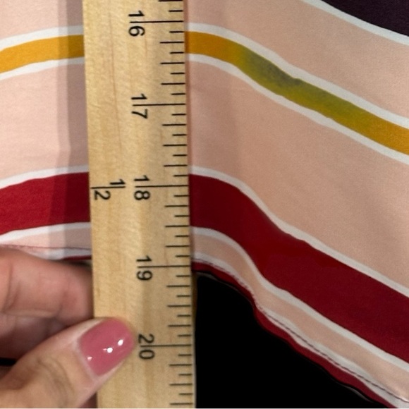 LOFT Striped Multicolor Women's Top size SNALL - Picture 2 of 4